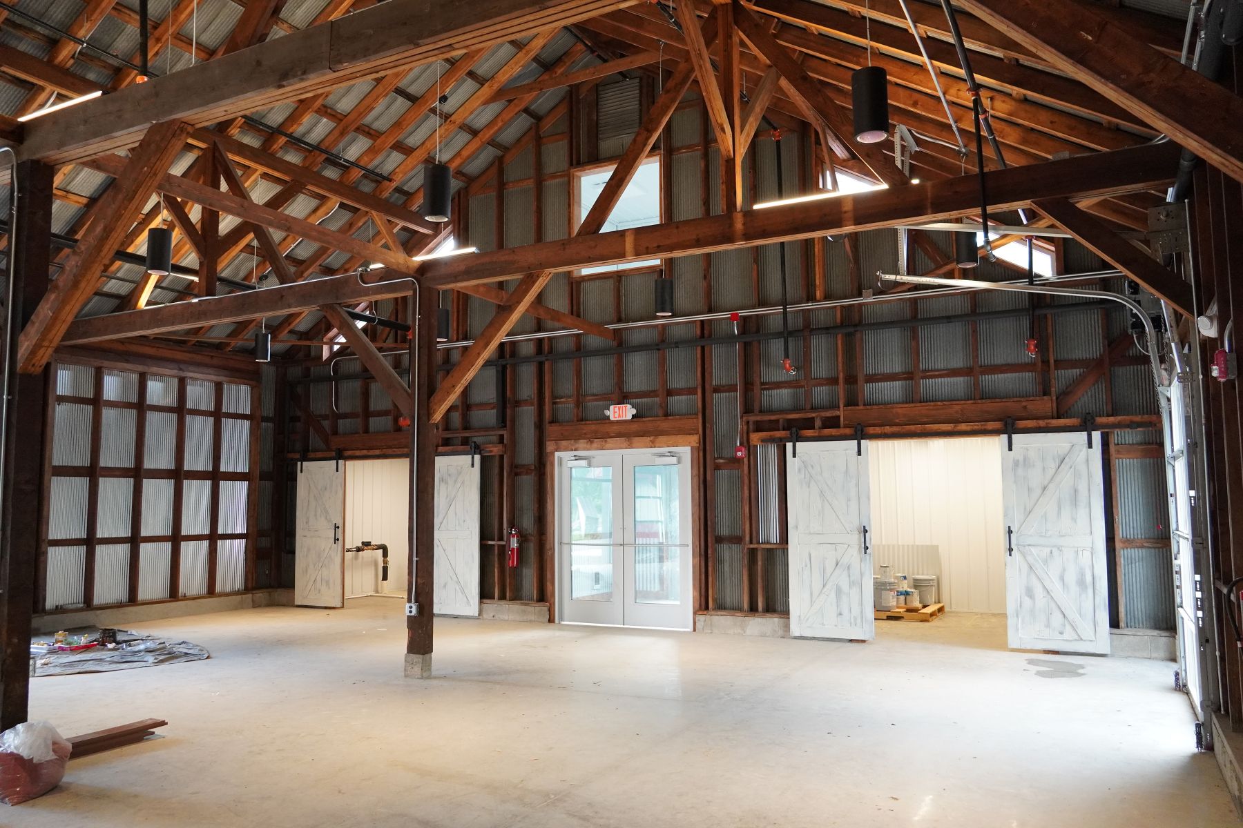 Lakeville Community Center construction details in Lakeville, IN by R. Yoder Construction